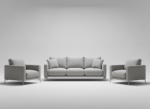 Royal Velvet 5 Seater Sofa - Image 3