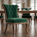 Button-tufted-Pakistani-dining-chair-with-diamond-stitched