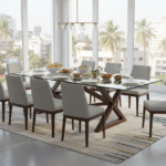 Modern-Pakistani-dining-table-with-12mm-tempered-glass-top-and-Sheesham